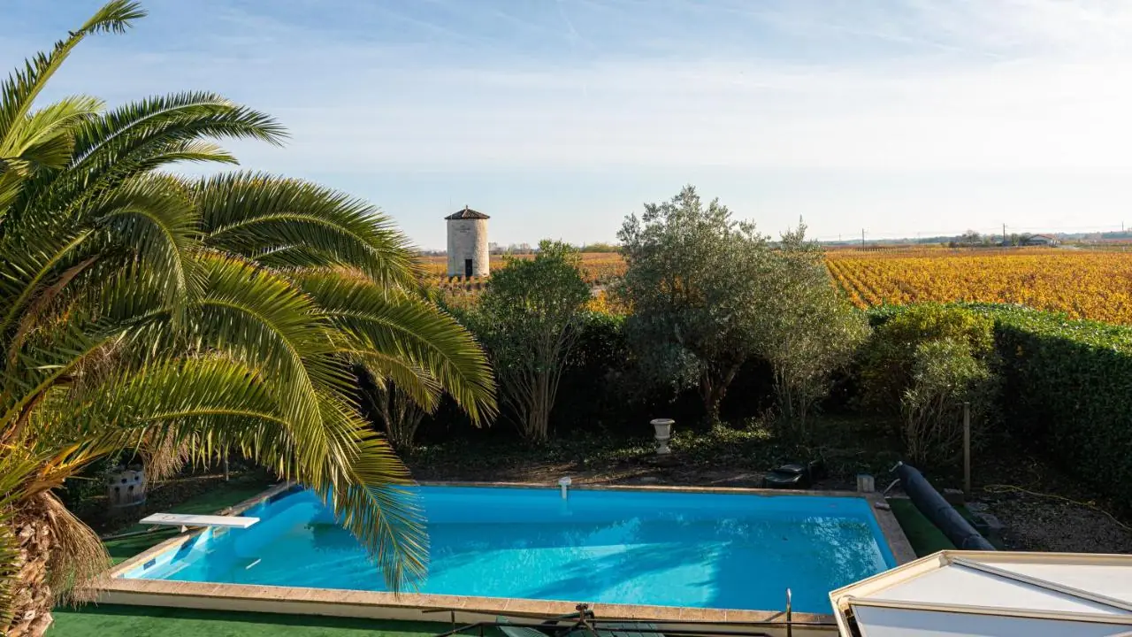 Piscine et jardin