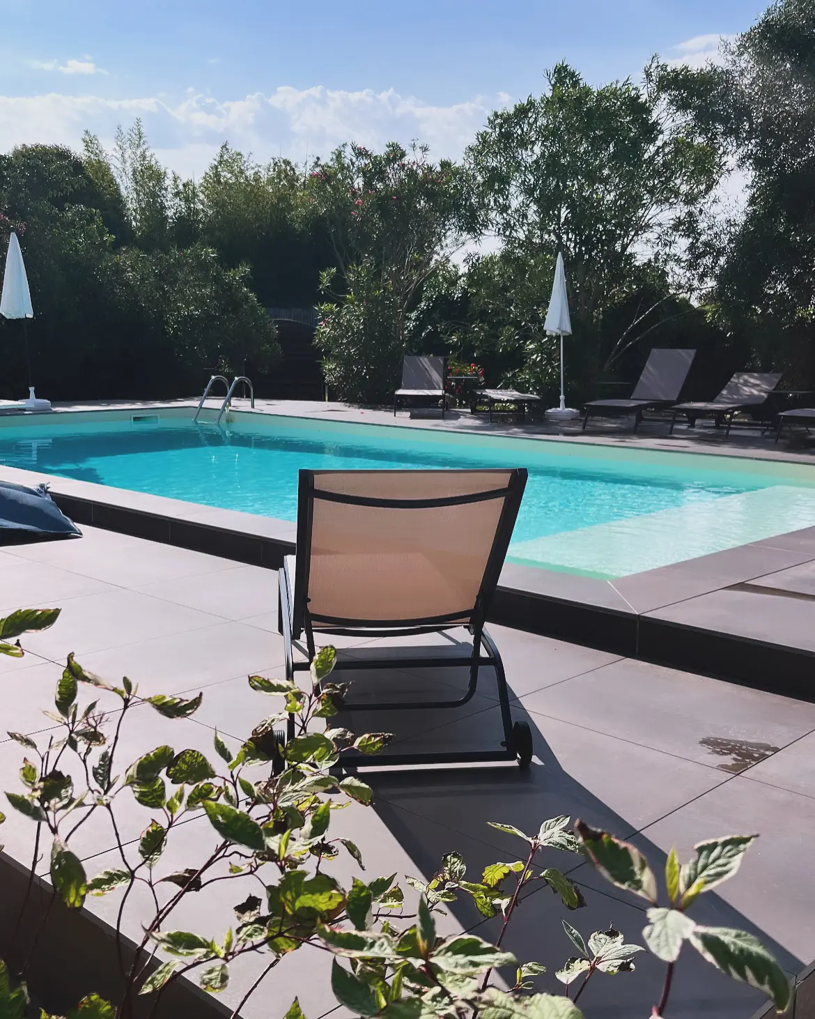 Terrasse et piscine
